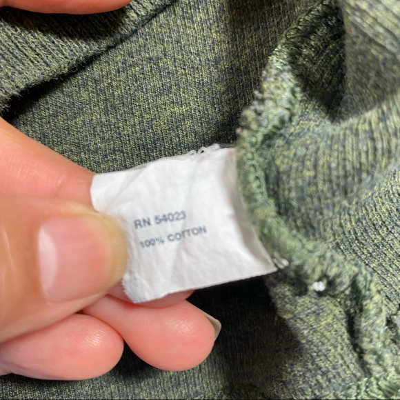 Gap Classic Fit Shirt Long Sleeve Crew Neckline Green XL sweatshirt swea… - Picture 11 of 11